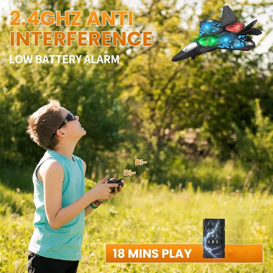 R/C Aircraft Fighter Jet Drone Aerial Fighter Multi-Function Star Flight Remote Control Hobby - Image 2